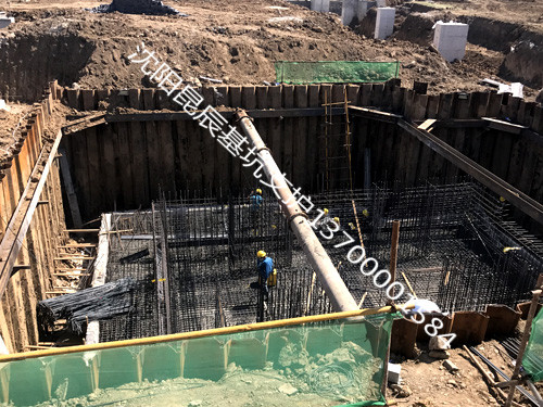 沈陽平和法雷奧3600噸沖壓機(jī)基礎(chǔ)工程